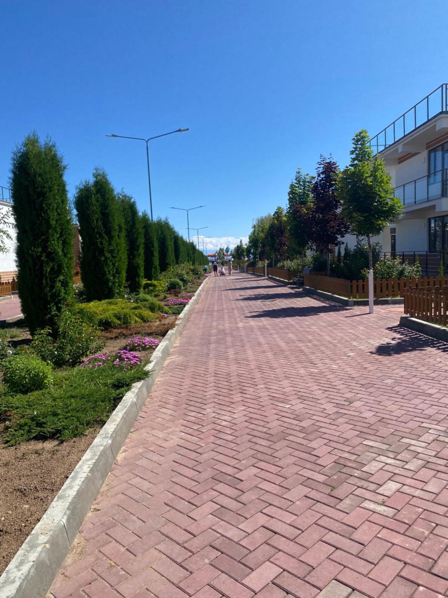 Таунхаус В Baytur Resort Bosteri Buitenkant foto