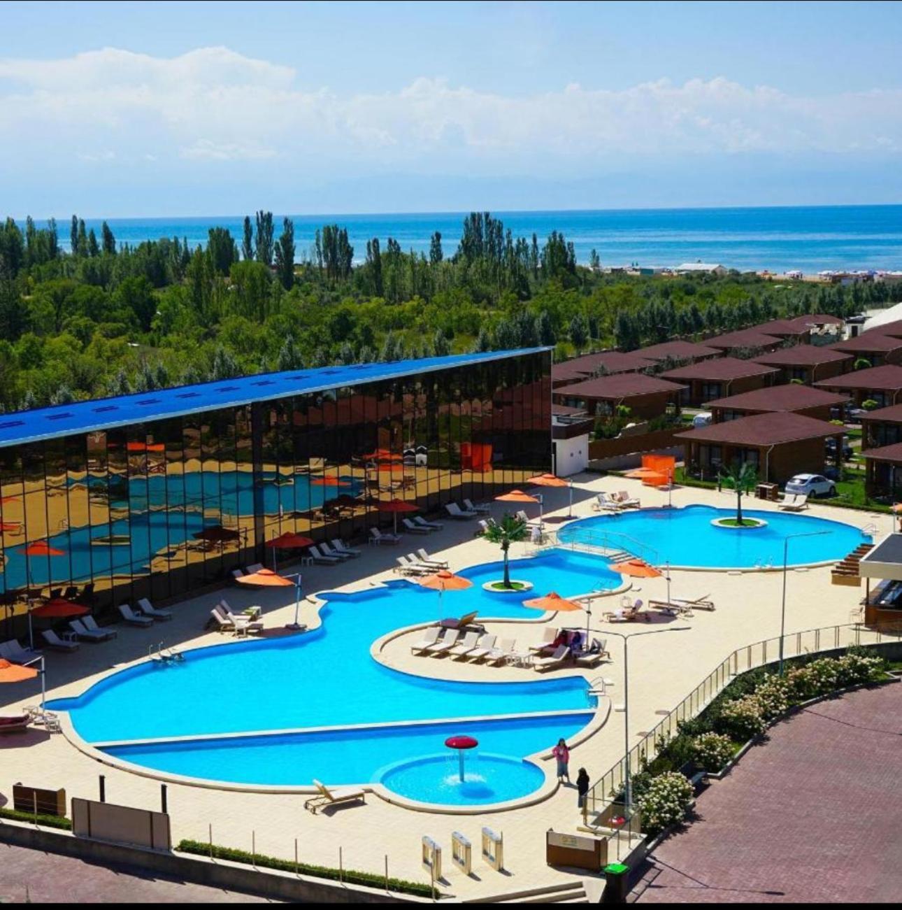 Таунхаус В Baytur Resort Bosteri Buitenkant foto